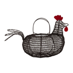 Panier Poule Campagne - Comptoir de famille