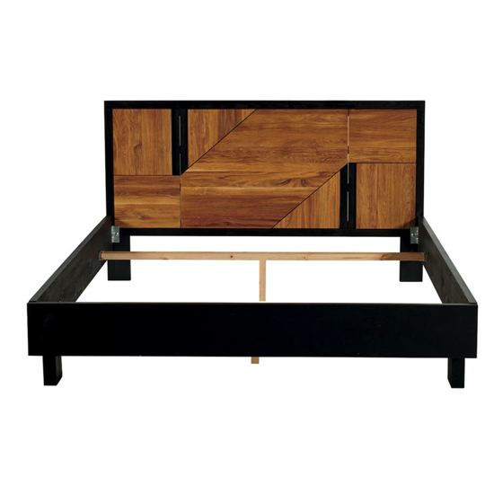 Lit Flix en pin massif et métal 140 cm - FLILI140 - Casita 