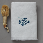 ponge brode Contre-courants Blanc - Sylvie Thiriez