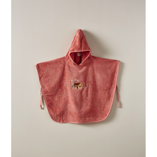 Poncho enfant brodé Bonnie - Sylvie Thiriez