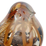 Déco moineau brun en verre - Côté Table