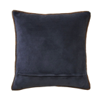 Housse de coussin polaire 45x45 Au coeur de la vallée Bleu - Sylvie Thiriez