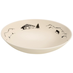 Assiette calotte Montagne en porcelaine