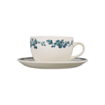 Tasse à thé &amp; sous tasse Faustine bleu - Comptoir de Famille