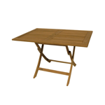 Table rectangulaire pliante en teck AMANA 120