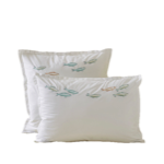 Taie d'oreiller brodée Au fil de l'Eau - Sylvie Thiriez