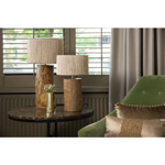 Pied de lampe eucalyptus tronc 25 cm 