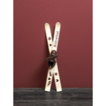 Bienvenue Skis blancs en fer - Chehoma