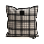 Coussin carreaux 45x45 - Anthracite