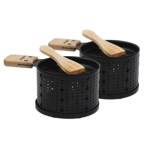 Raclette  la bougie pour 2 - Noir -  Cookut