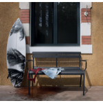 Banc 2PL avec accoudoirs/dossier Luxembourg - Fermob 
