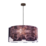 Bovino pendant lamp walnut stained pine