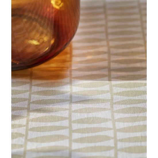 Nappe Carrée Sylvie Thiriez - 170x170 Cm, Coton Traité Téflon - Couleur Grenade