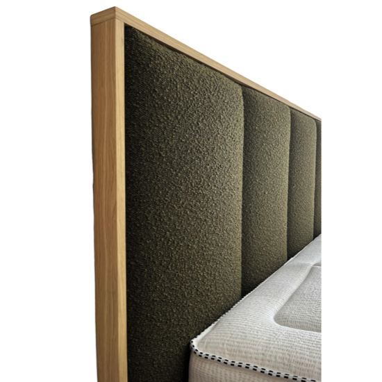 Tête de lit Fence 180 H130 - Ascot Olive/chêne