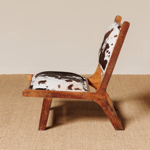 Fauteuil Cheyenne en peau de vache - Chehoma