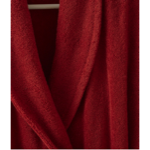 Peignoir mixte éponge unie Terre cuite - Sylvie Thiriez