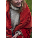 Plaid Bien au chaud 150x175 - Orange Bruni - Sylvie Thiriez