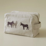 Grande trousse RDV Au pré beige - Sylvie Thiriez