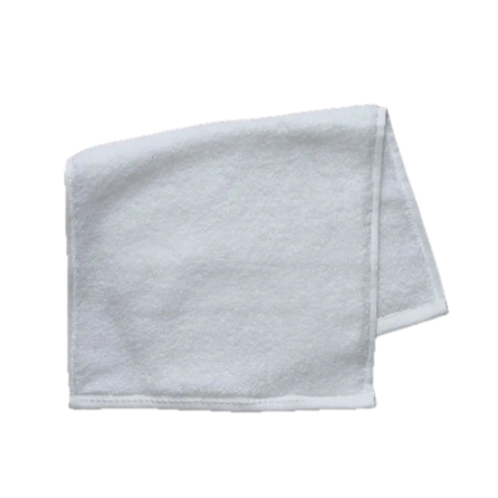 Éponge soft Blanc - Serviette invité 30x50 - Sylvie Thiriez