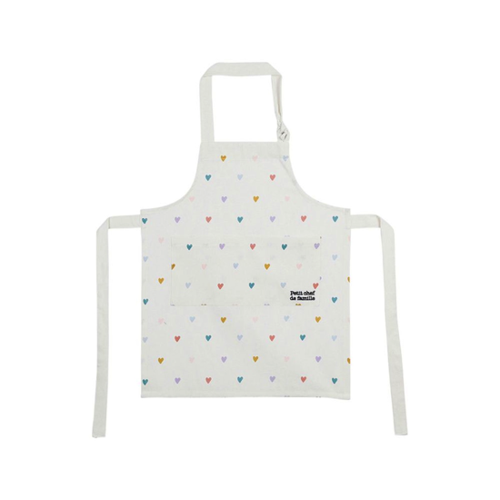 Tablier enfant Famille multicolore