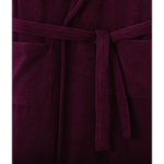 Peignoir mixte éponge unie Prune - Sylvie Thiriez