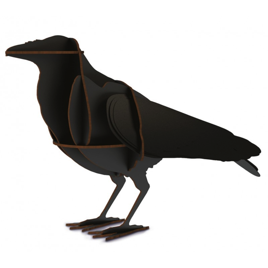 Ravens / Edgar / Corbeau décoratif à suspendre ou à poser - Ibride