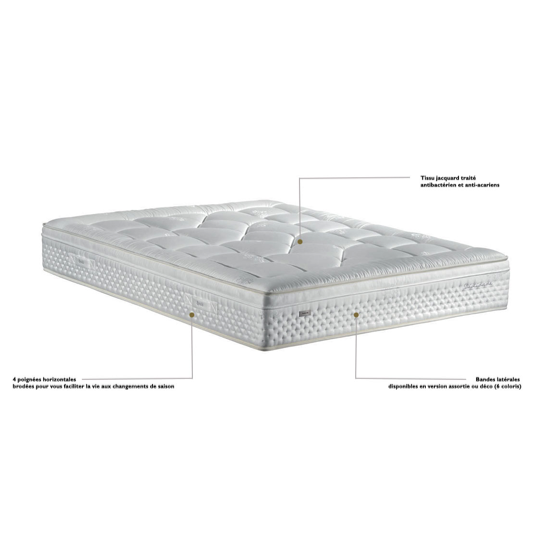 Matelas Epeda Aerolithe - Gamme Dédicace - Confort/Soutien : ferme Accueil : équilibré. H31 cm