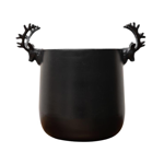 Seau à glace noir Têtes de cerfs - Chehoma 