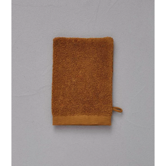 Gant de toilette Highlands Caramel - Sylvie Thiriez