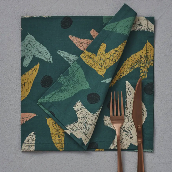 Serviette de table Petit paradis Agave - Sylvie Thiriez