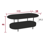 Table basse Salsa - Fermob