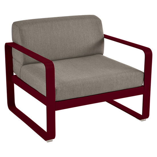 Fauteuil Bellevie coussin Taupe Grisé - Fermob 