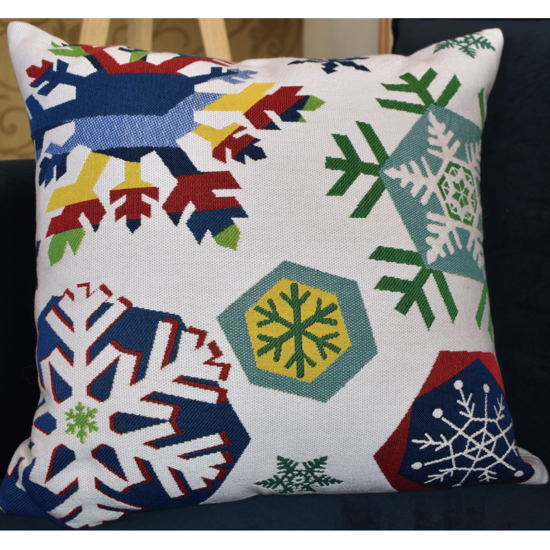 Housse de coussin Tekoa blanc  