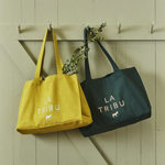 Tote bag Tribu Vert Sombre - Sylvie Thiriez