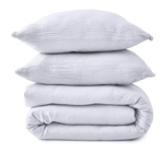 Housse de couette Gaze de coton Blanc Nuage - Sylvie Thiriez