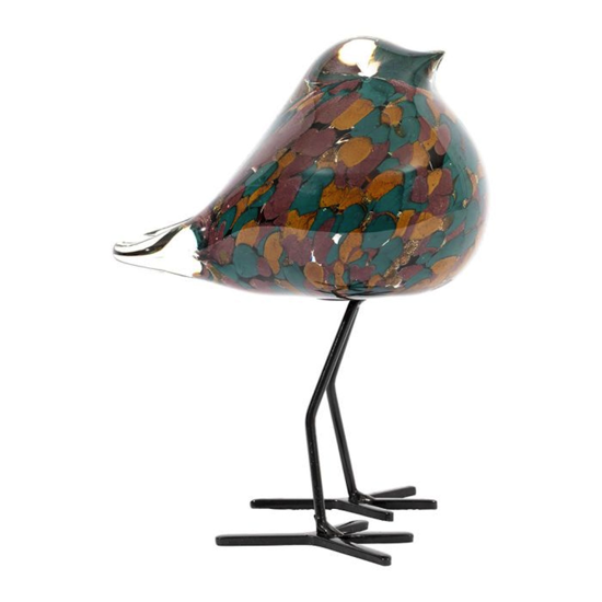 Déco moineau multicolore - Côté Table