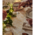 Serviette de table Lueur d'hiver mascarpone - Sylvie Thiriez