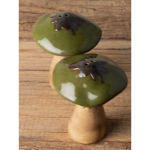 Set salière et poivrière Champignons verts - Chehoma