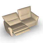 Canapé Opera BB200 - Noblesse Grege - 1EIRC/2RC