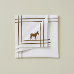 Serviette de table RDV Au pré mascarpone - Sylvie Thiriez 