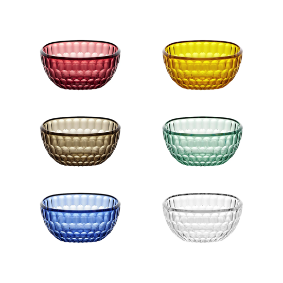 Set de 6 coupelles 12 cm Vanity - &quot;Aria, Acqua &amp; Terra&quot; Assorties