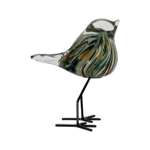 Deco Moineau Serin Emeraude &amp; Doré - Côté Table