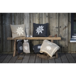 Clara Plaid Edelweiss Smoke - 135x200