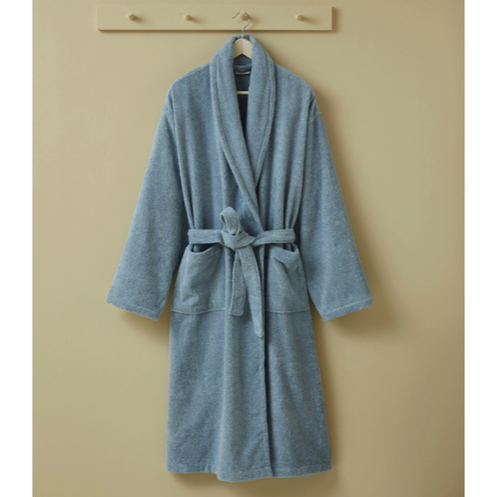 Peignoir brodé mixte Au large mer du nord - Sylvie Thiriez