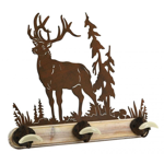 Patre mtal cerf 3 crochets 