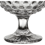 Coupelle sur pied Perloa en verre Ø11,5 cm - Côté Table 