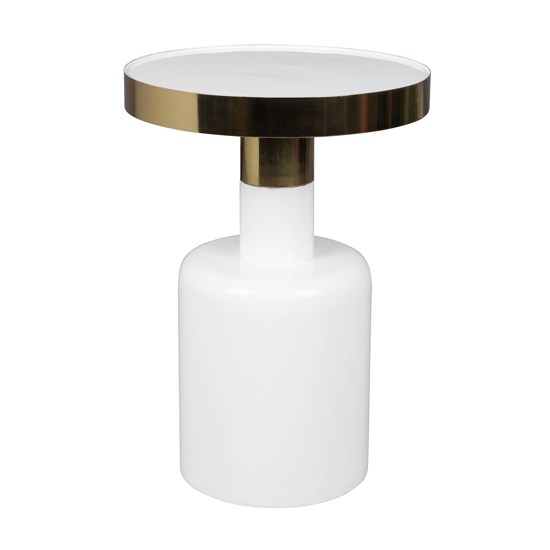 Side table glam white - Zuiver