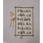 Torchon jacquard Amsterdam naturel - Sylvie Thiriez