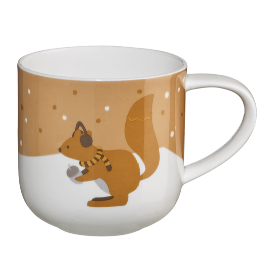 Mug Animal d'hiver - Ecureuil - Asa Sélection