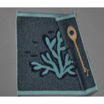 Carr ponge jacquard Contre-courants - Sylvie Thiriez